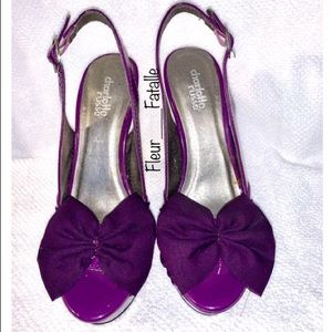 Gorgeous Purple Bow Heels 💜